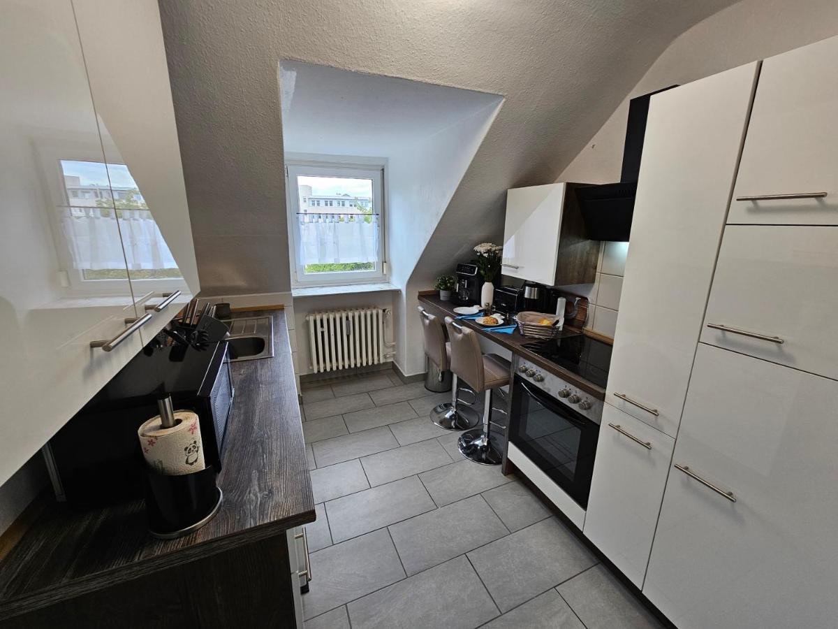 Exklusives Und Helles Dachgeschoss-Apartment No 3 Im Zentrum Von Kassel, Schnelles 1Gbit Internet, Geschirrspueler, Boxspringbetten Extérieur photo