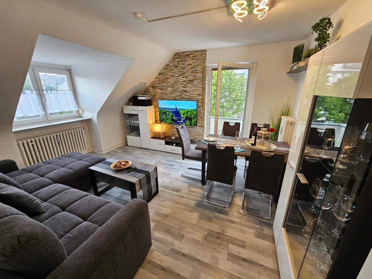Exklusives Und Helles Dachgeschoss-Apartment No 3 Im Zentrum Von Kassel, Schnelles 1Gbit Internet, Geschirrspueler, Boxspringbetten Extérieur photo